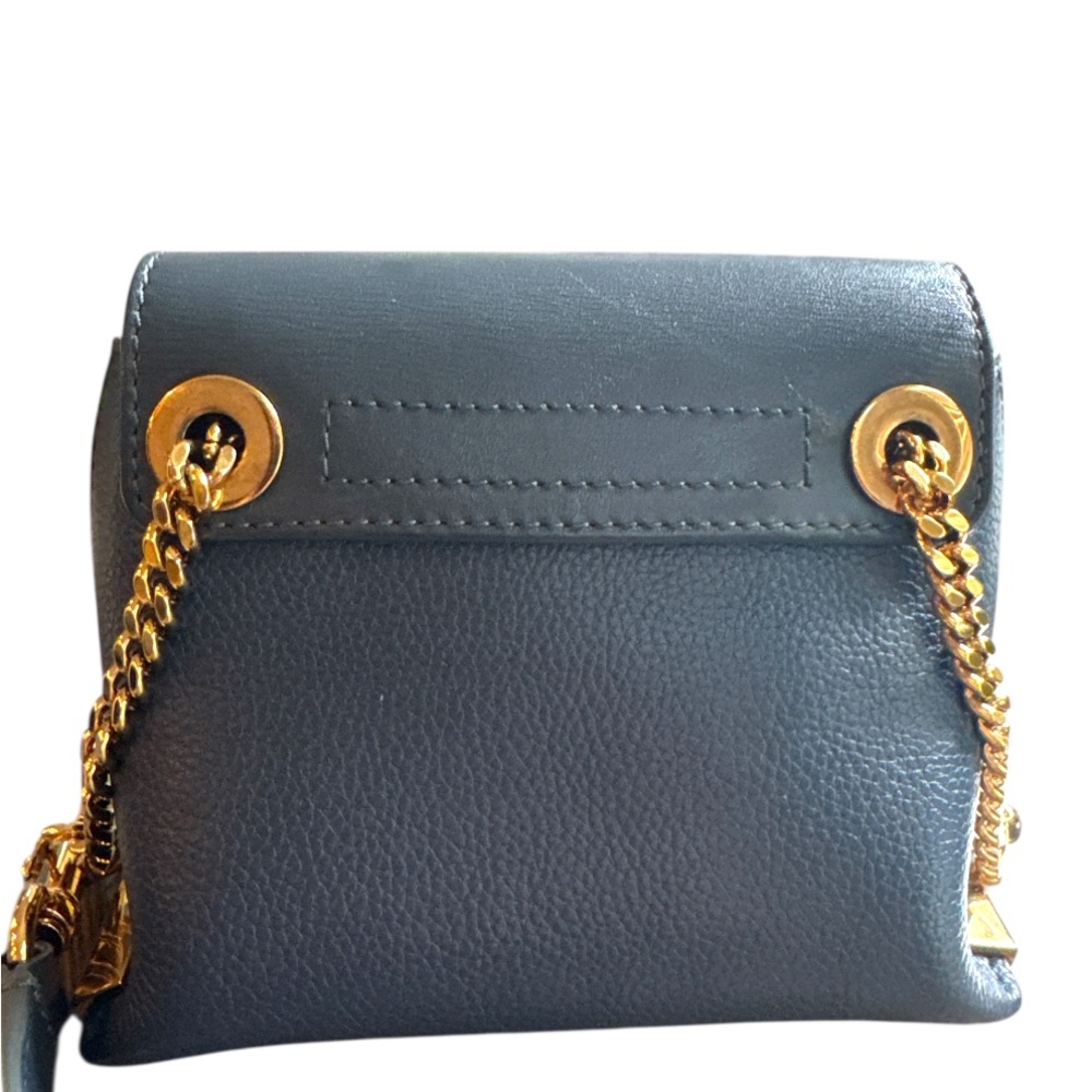 Chloe Clare Navy Mini Crossbody Bag - Picture 2 of 8